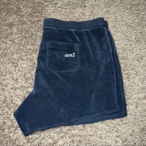 Super Rare Vintage Navy Blue The Old Navy Shorts. Velour, Velvet, Comfortable